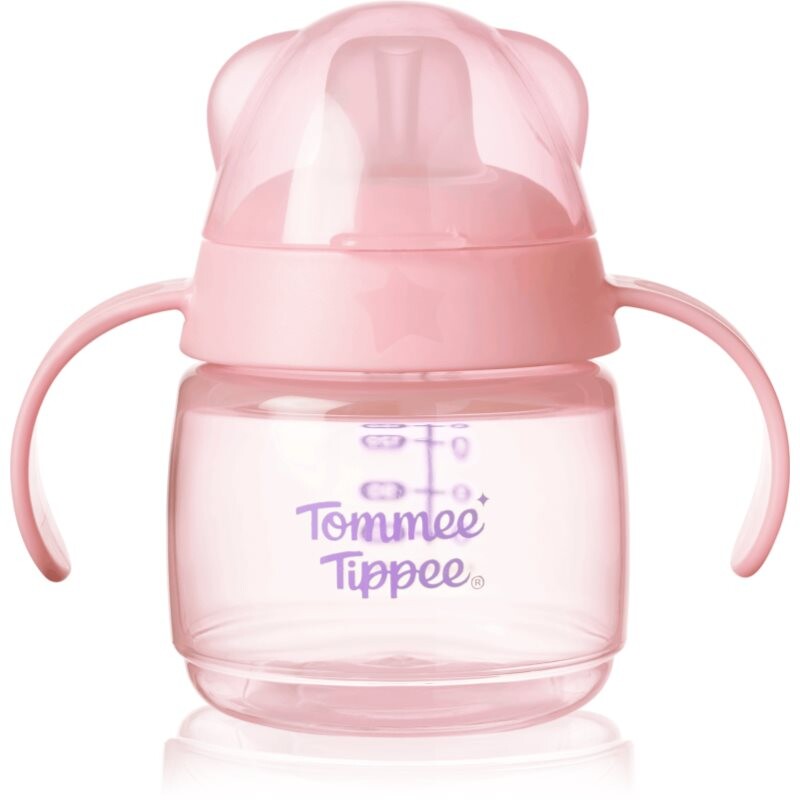 Tommee Tippee Transition Spout Cup netečúci hrnček 4m+ Pink 150 ml