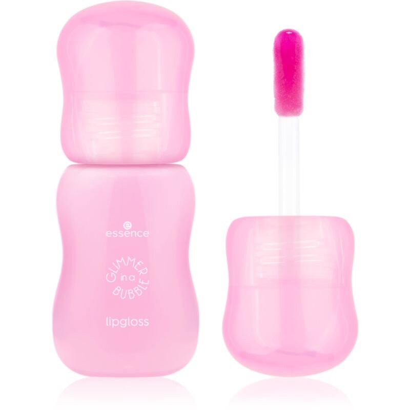 essence GLIMMER IN A BUBBLE lesk na pery odtieň 01 Born To Glimmer 3.5 ml