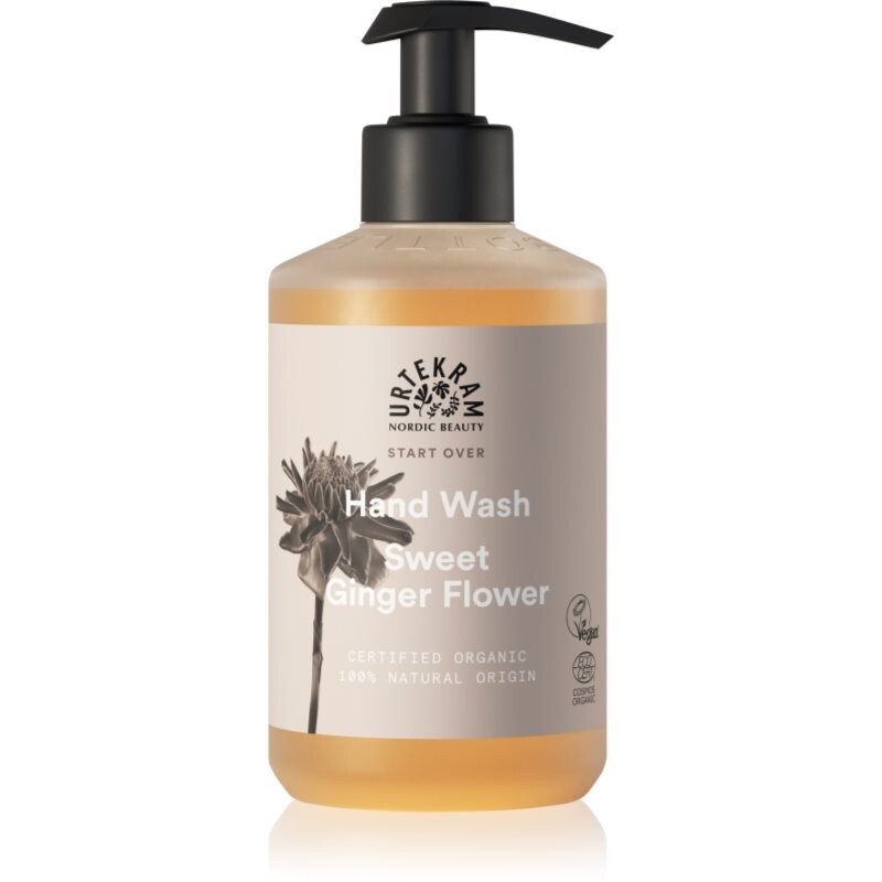 Urtekram Sweet Ginger Flower tekuté mydlo na ruky s výťažkami z aloe a zázvoru 300 ml