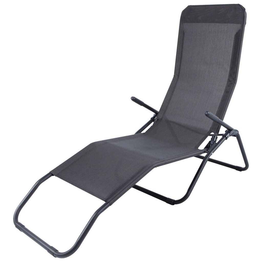 Xora ZÁHRADNÉ RELAXAČNÉ LEŽADLO, antracitová, hnedá