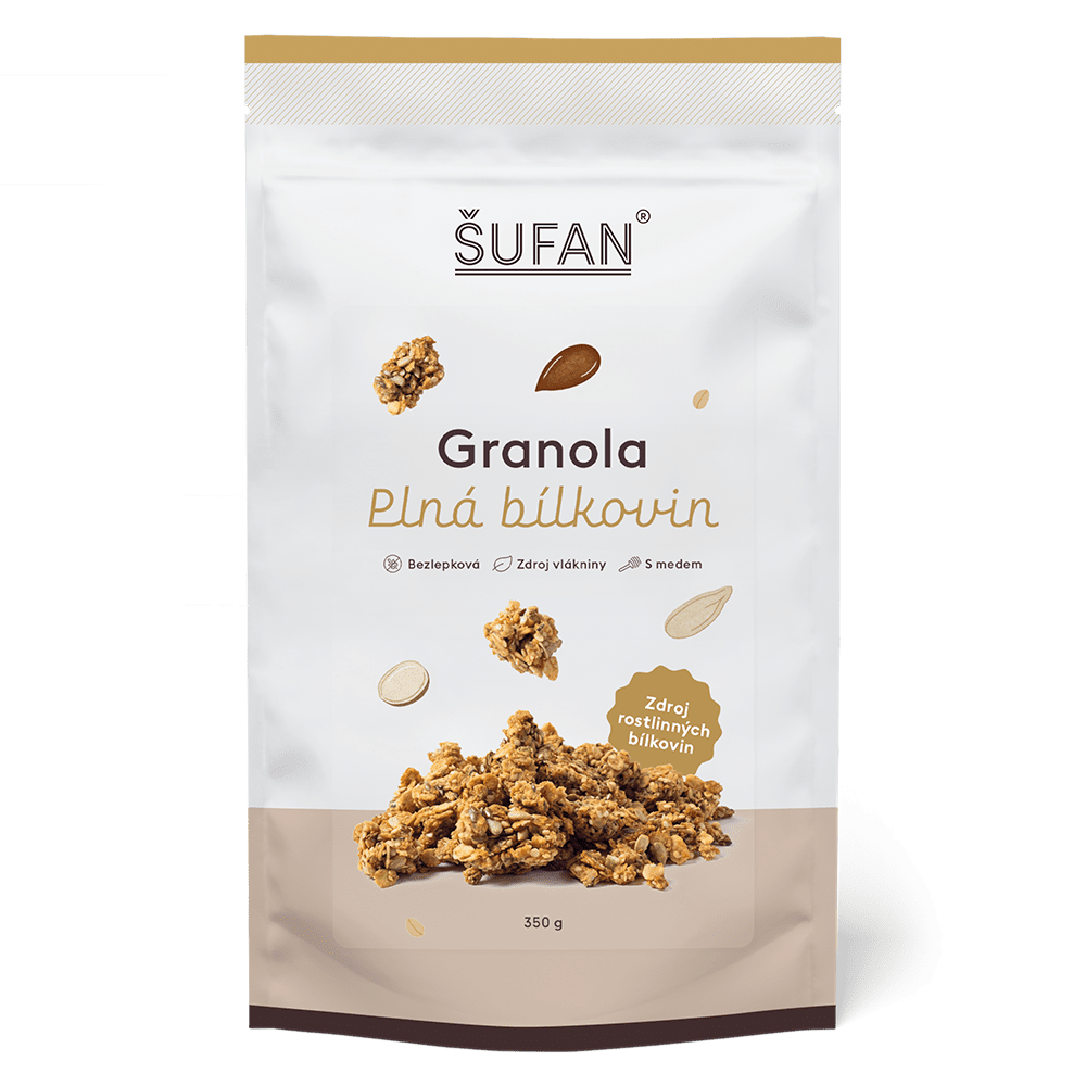 ŠUFAN Granola Plná bielkovín 350 g