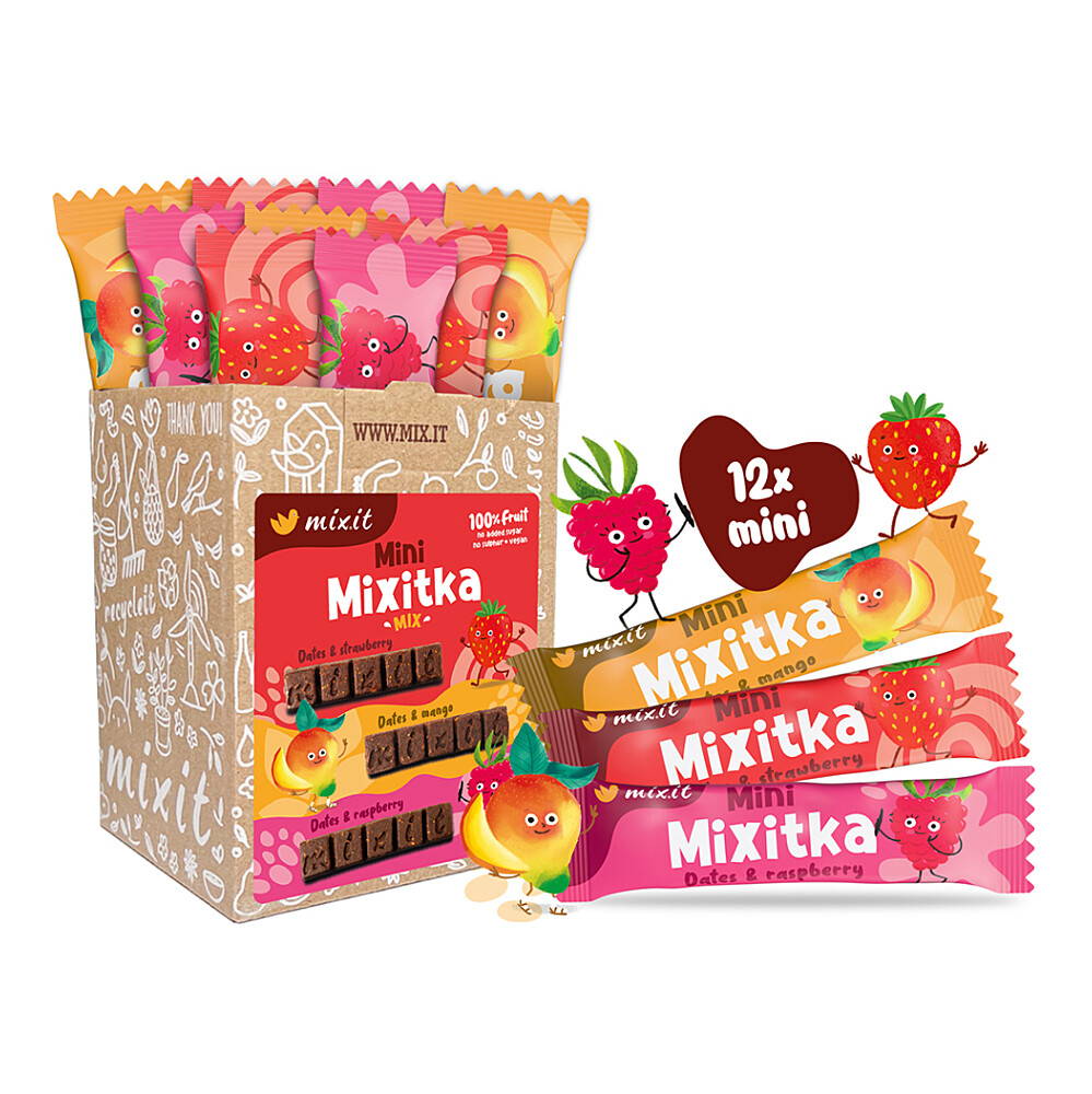 MIXIT Minimixitky mix jahoda malina mango 12 kusov