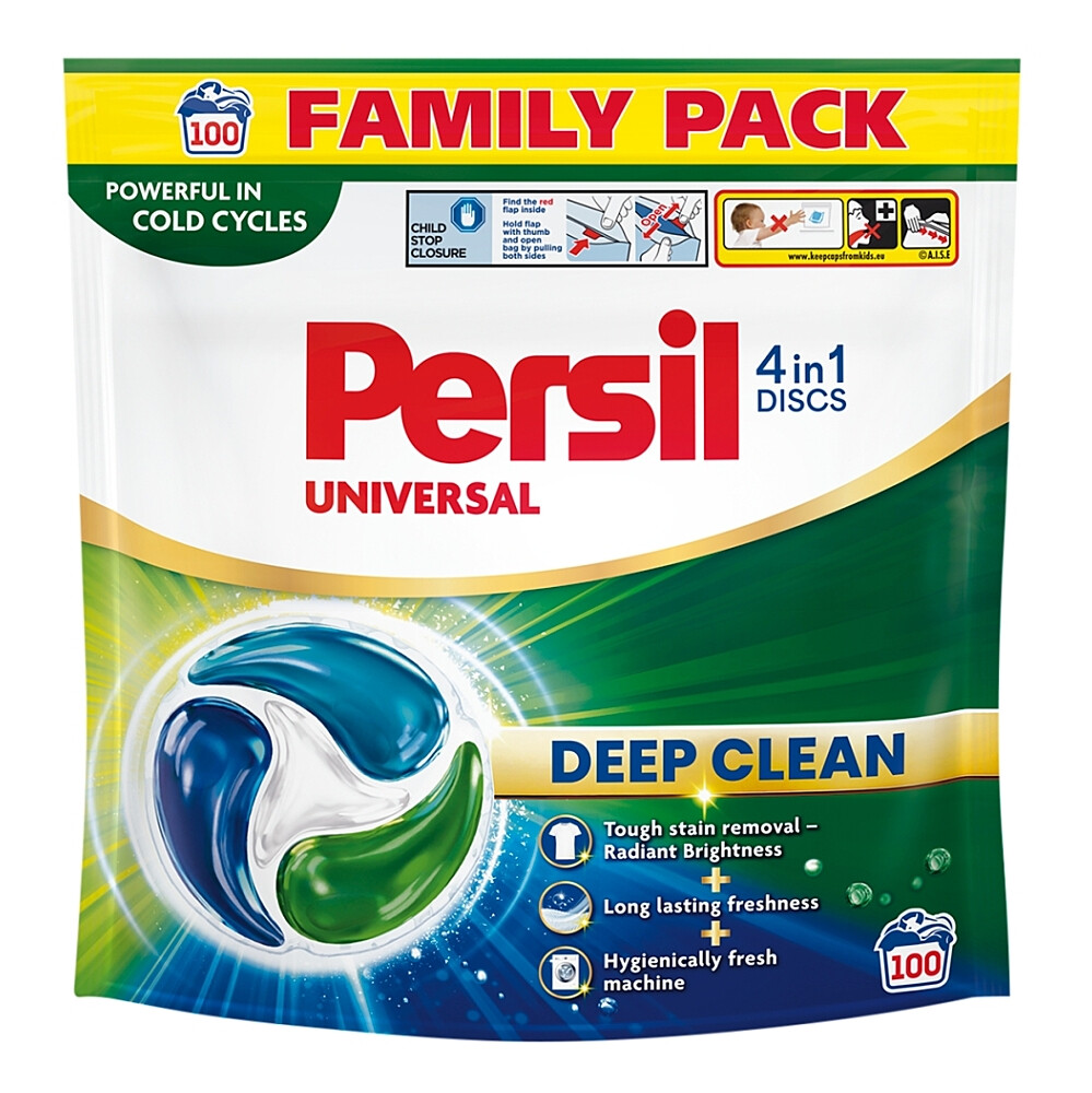 PERSIL Pracie kapsule Deep Clean 4in1 Discs Universal Family 100 praní