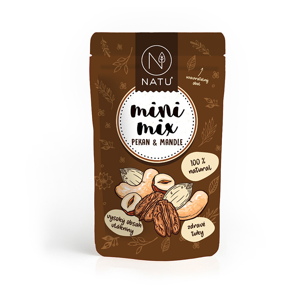 NATU Mini mix pekán a mandle 80 g