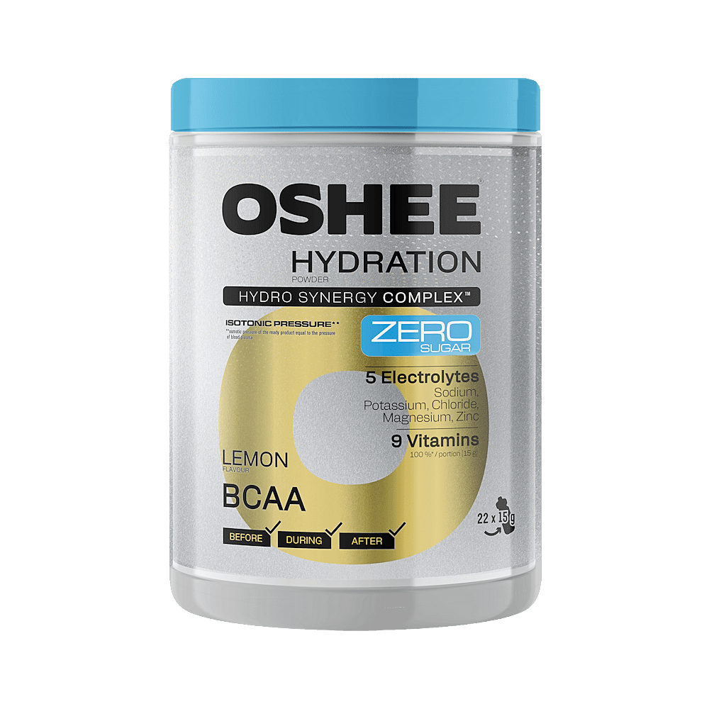 OSHEE Hydration zero powder citrón + BCAA 330 g