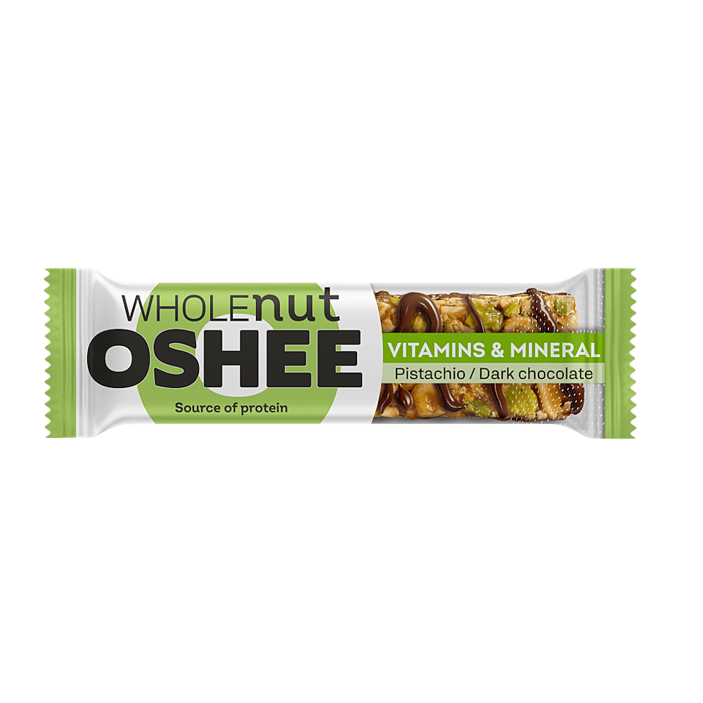 OSHEE Wholenut tyčinka pistácie 40 g