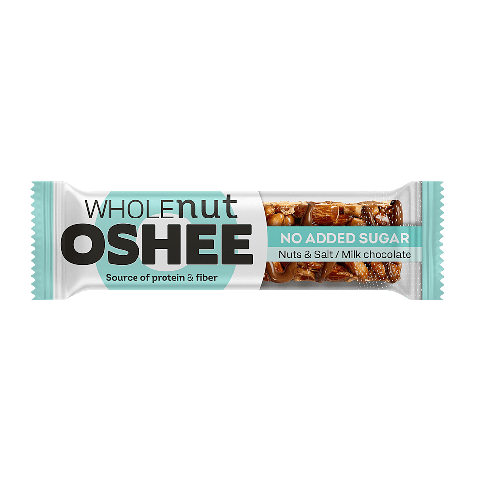 OSHEE Wholenut tyčinka oriešky a soľ 40 g