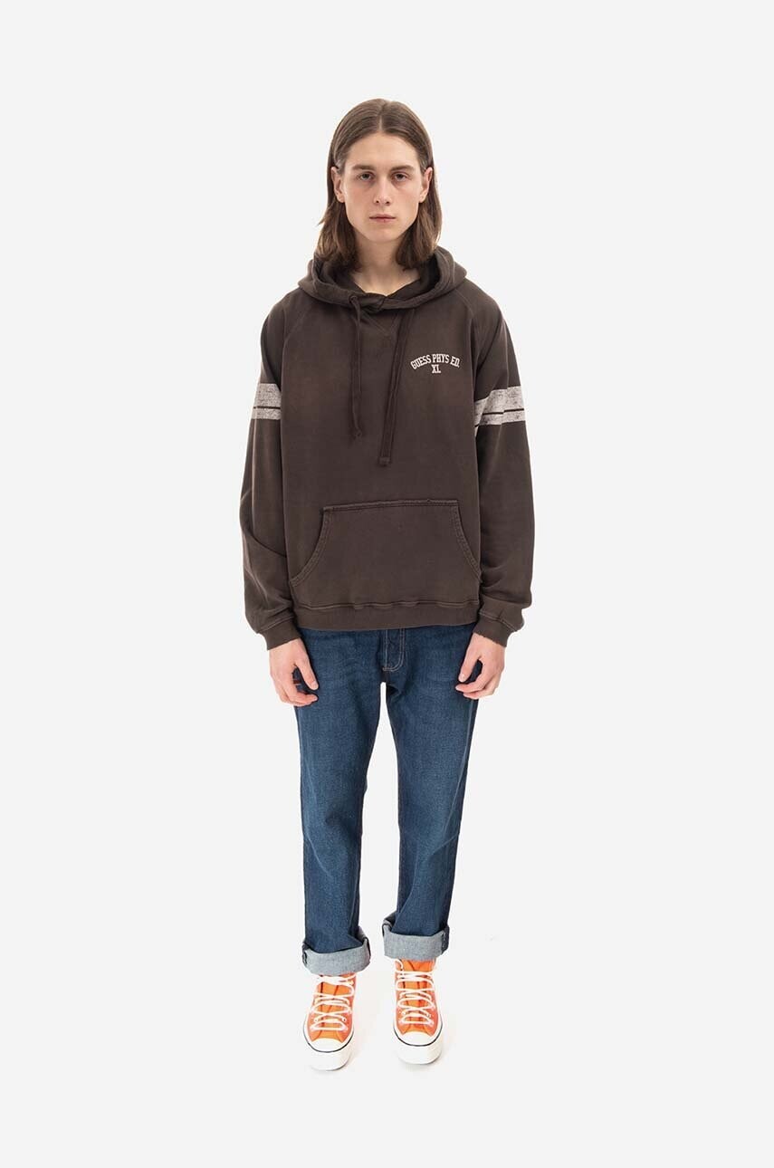 Guess U.S.A. Bavlnená mikina Guess Washed Hoodie