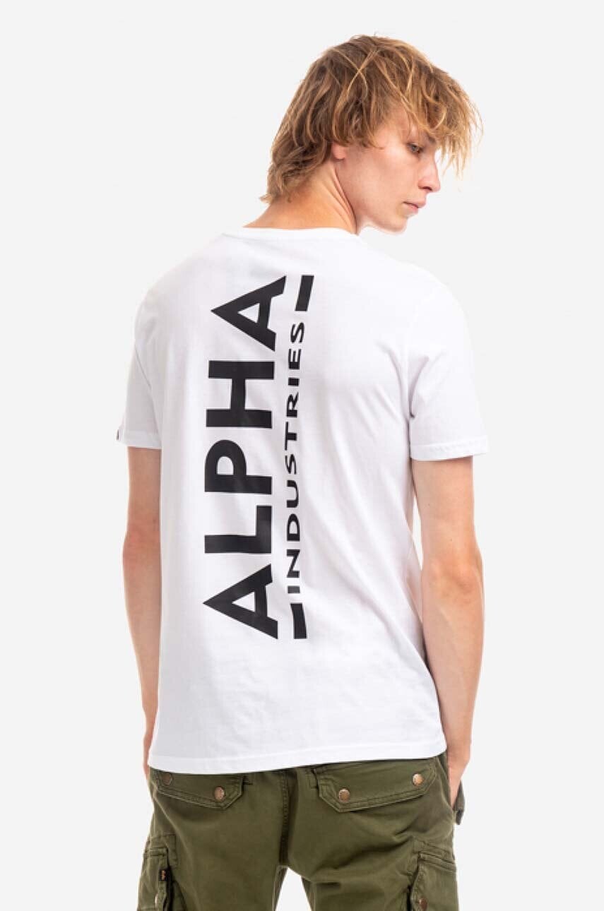 Alpha Industries Bavlnené tričko Alpha Industries Backprint T