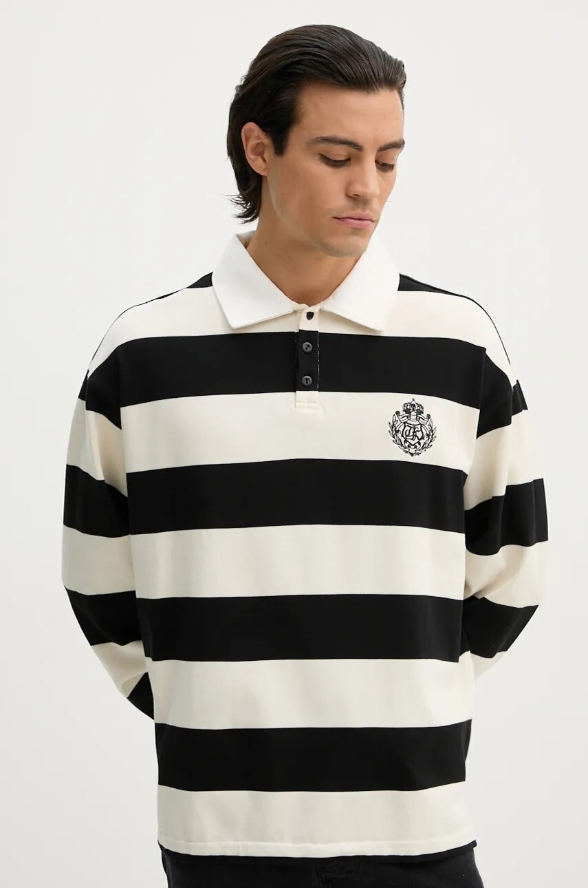 The Kooples Bavlnené tričko s dlhým rukávom The Kooples