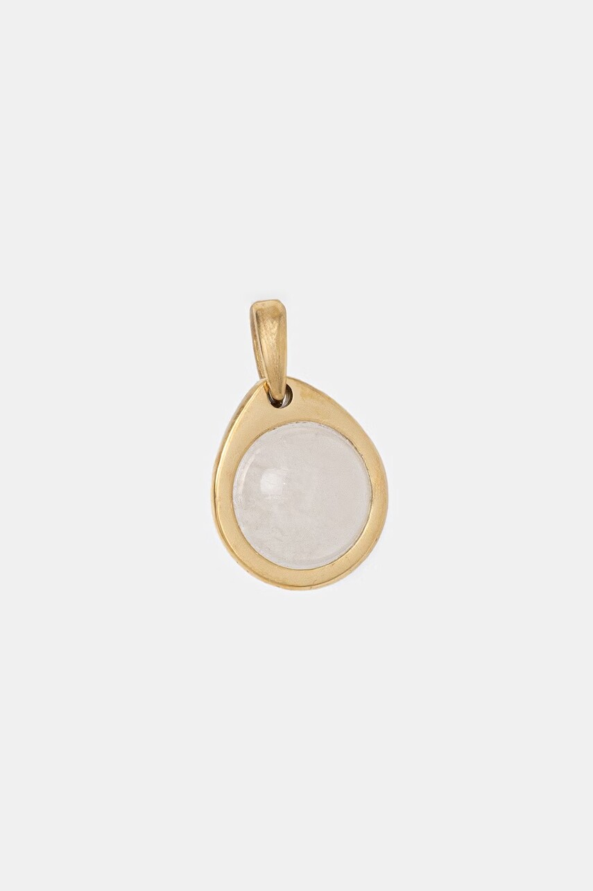 EDBLAD ozdobný prívesok dámsky pozlátený kryštál Birthstone Charm April