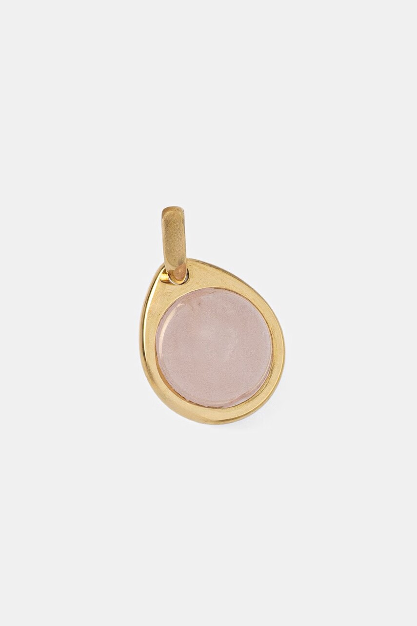 EDBLAD ozdobný prívesok dámsky z nehrdzavejúcej ocele s kremeňom Birthstone Charm October