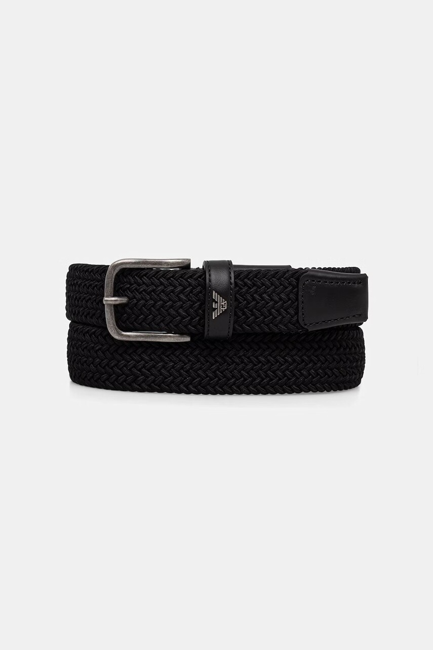Emporio Armani pletený opasok pánsky