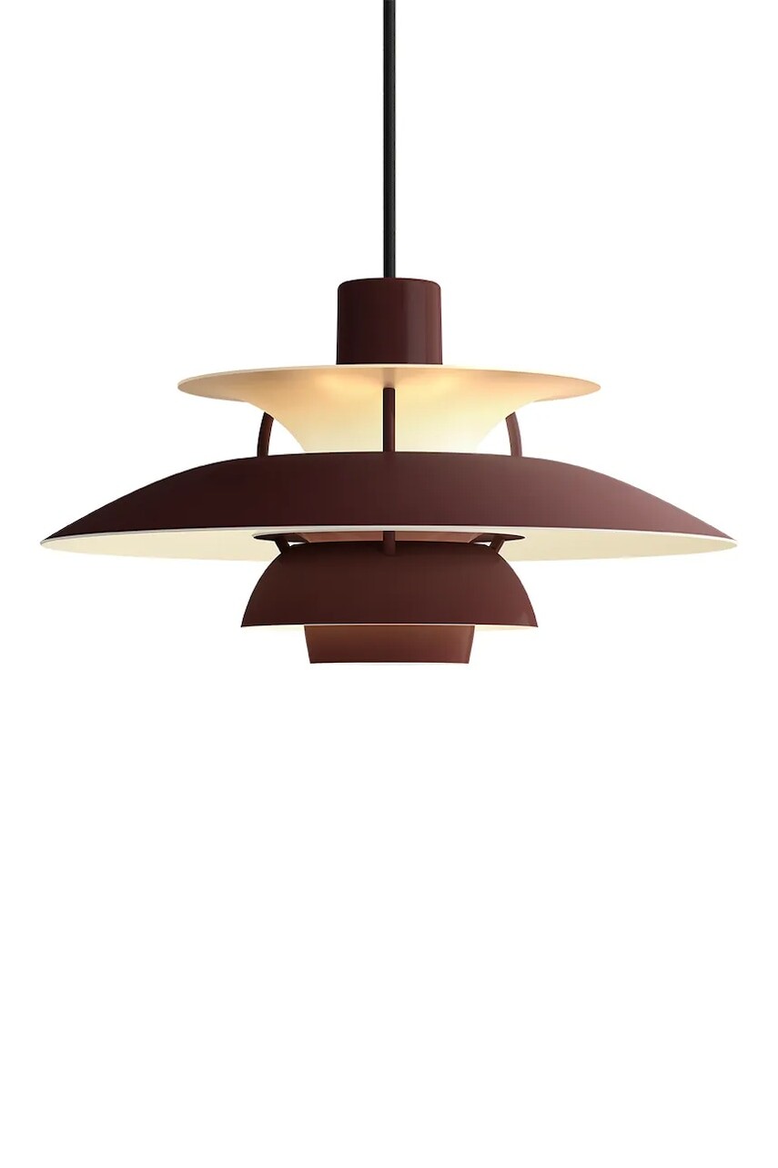 Louis Poulsen lampa závesná z kovu PH 5 Mini