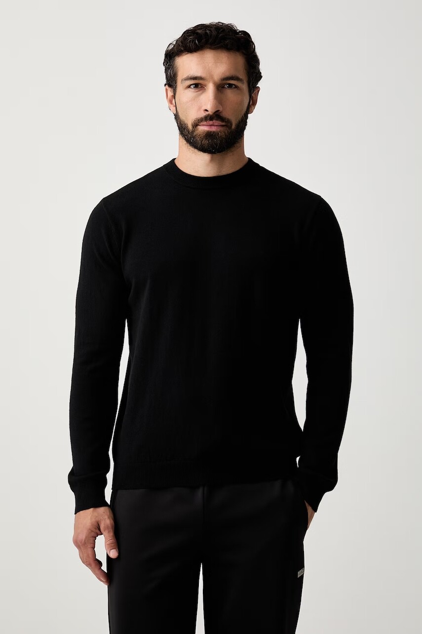 EA7 Emporio Armani sveter pánsky s vlnou