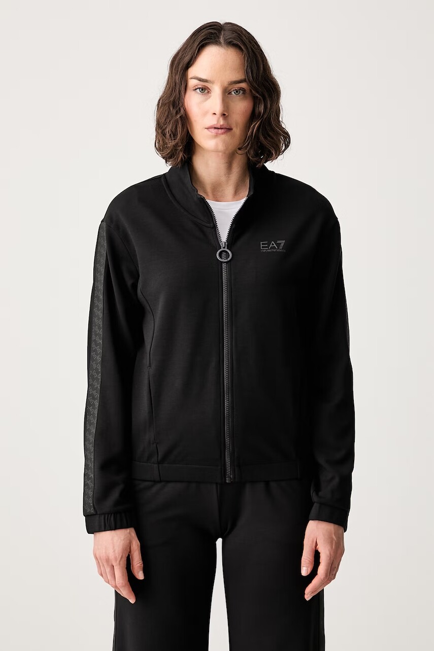 EA7 Emporio Armani mikina na zips s kapucňou dámska