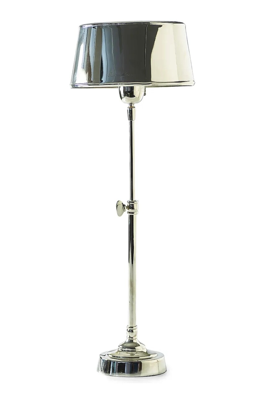 Riviera Maison lampa stolná z lešteného kovu 48,5 cm