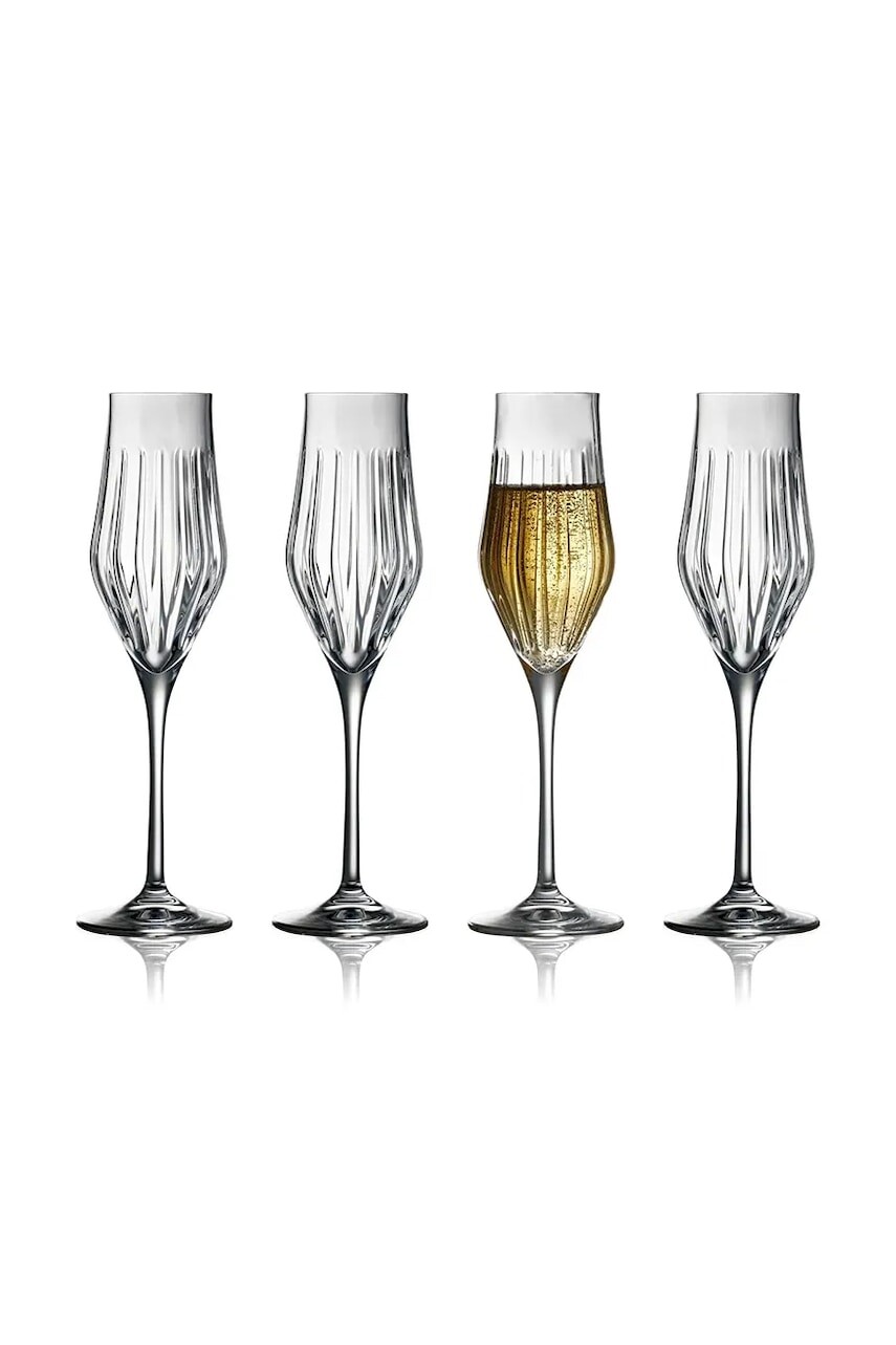 Lyngby Glas sada pohárikov na šampanské z krištáľového skla 230 ml