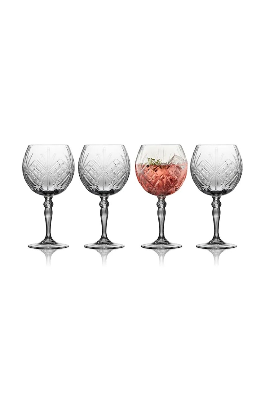 Lyngby Glas sada pohárikov na miešané drinky z krištáľového skla 650 ml