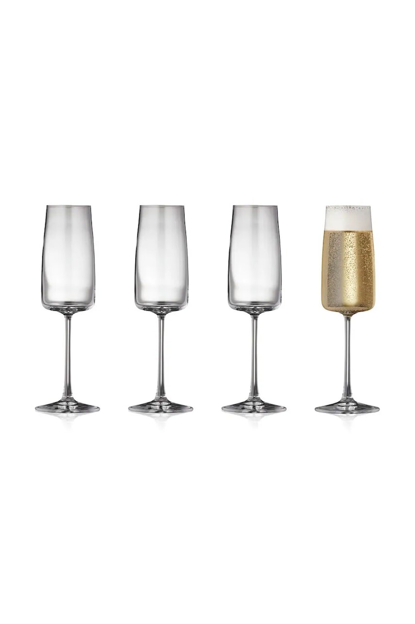 Lyngby Glas sada pohárikov na šampanské z krištáľového skla 300 ml