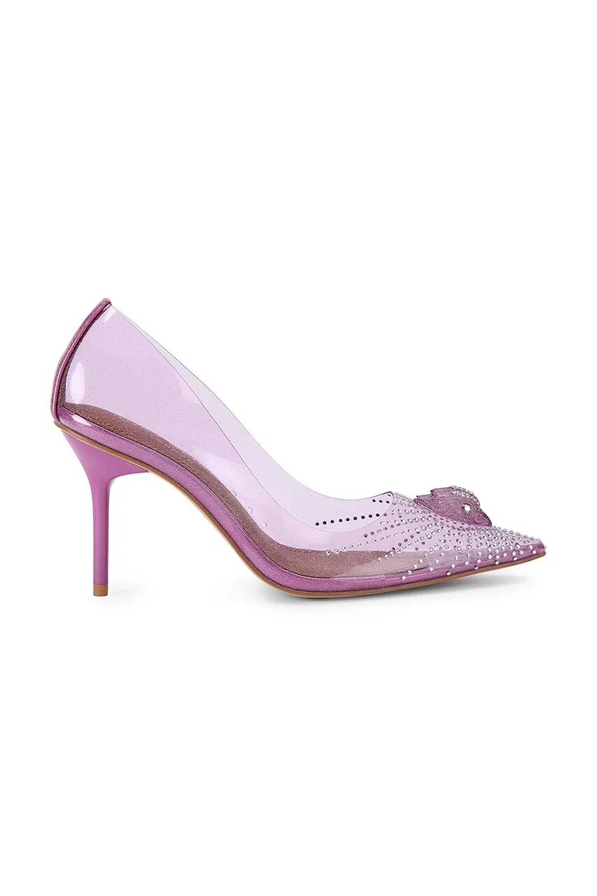 Kurt Geiger London obuv s ihličkovým opätkom Eagle Vinyl Court Viola