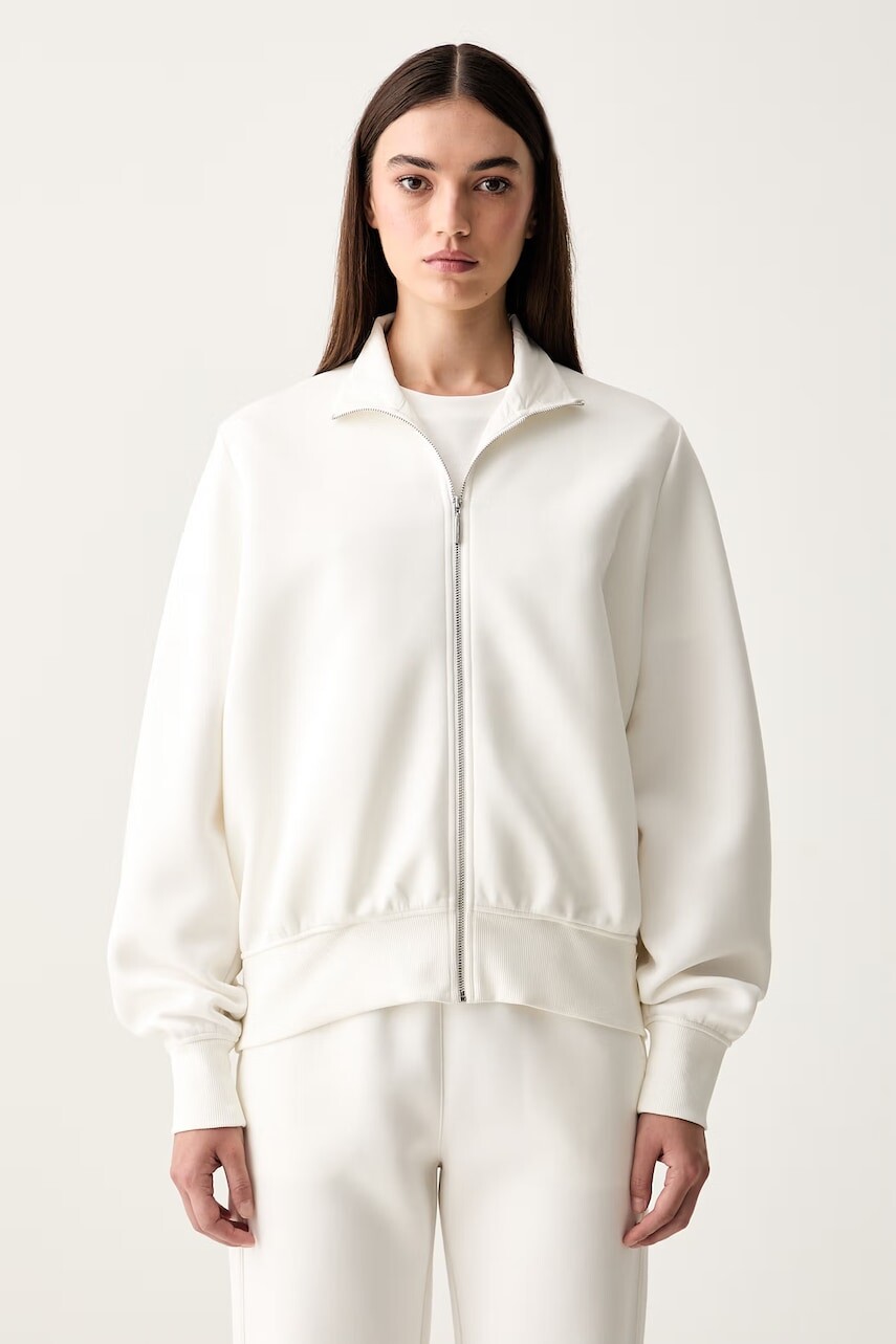 MM by Max Mara mikina na zips dámska s bavlnou MMLVOLUME