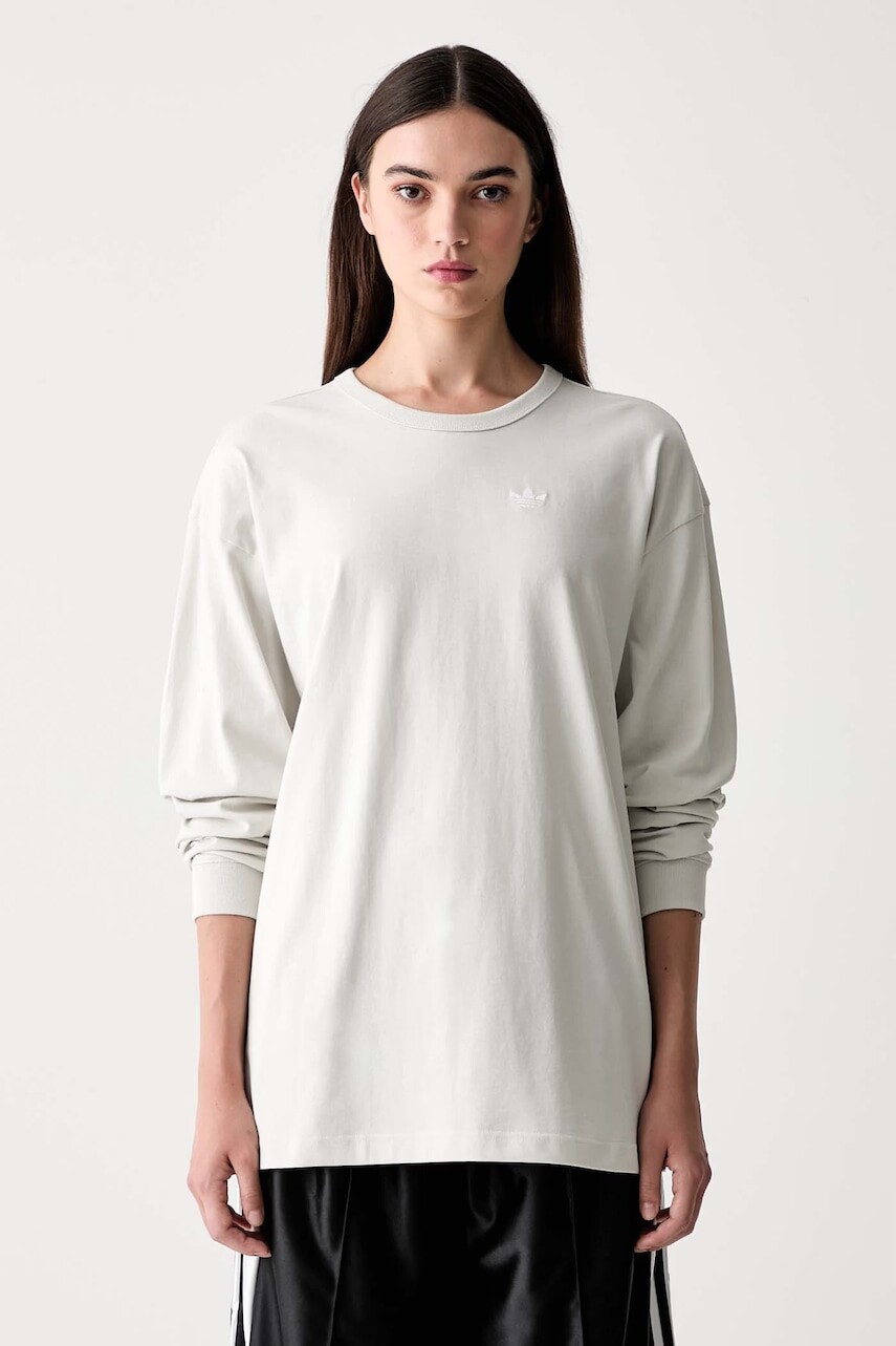 adidas Originals tričko s dlhým rukávom dámske bavlnené Essentials