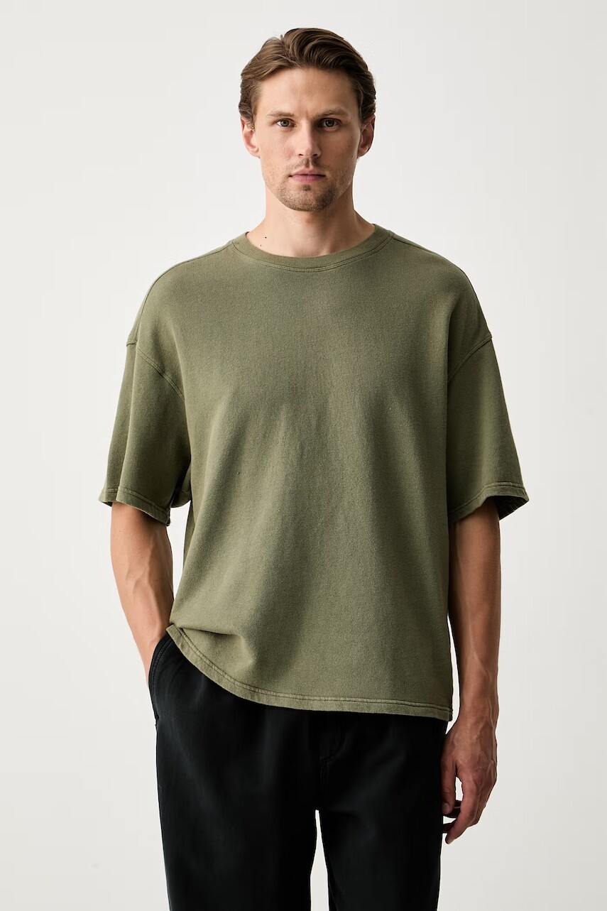 American Vintage oversize tričko dámske bavlnené