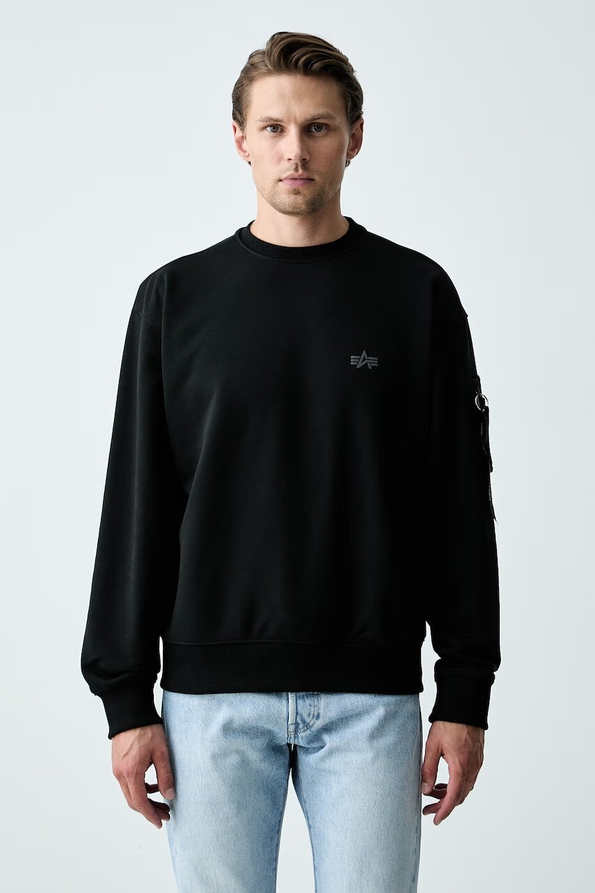 Alpha Industries mikina pánska s bavlnou DTM Mid