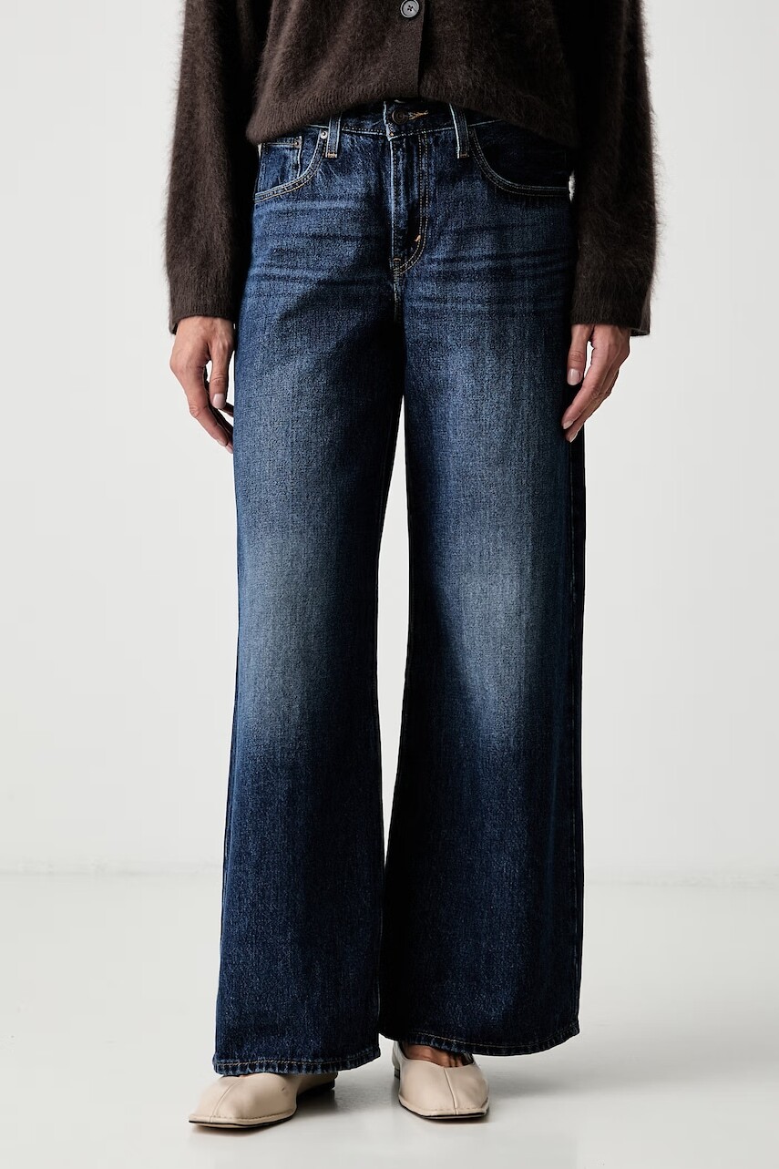 Levi's rifle wide leg dámske MIDDY WIDE LEG