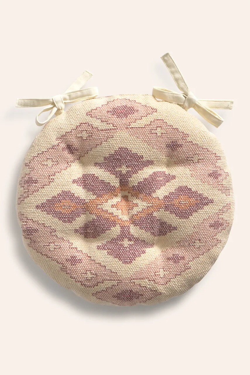 Calma House vankúš dekoratívny bavlnený Diam. 40 x 4 cm