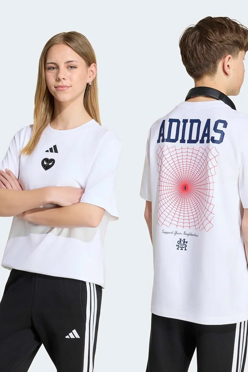 adidas tričko detské bavlnené s elastanom MARVEL SPIDER-MAN