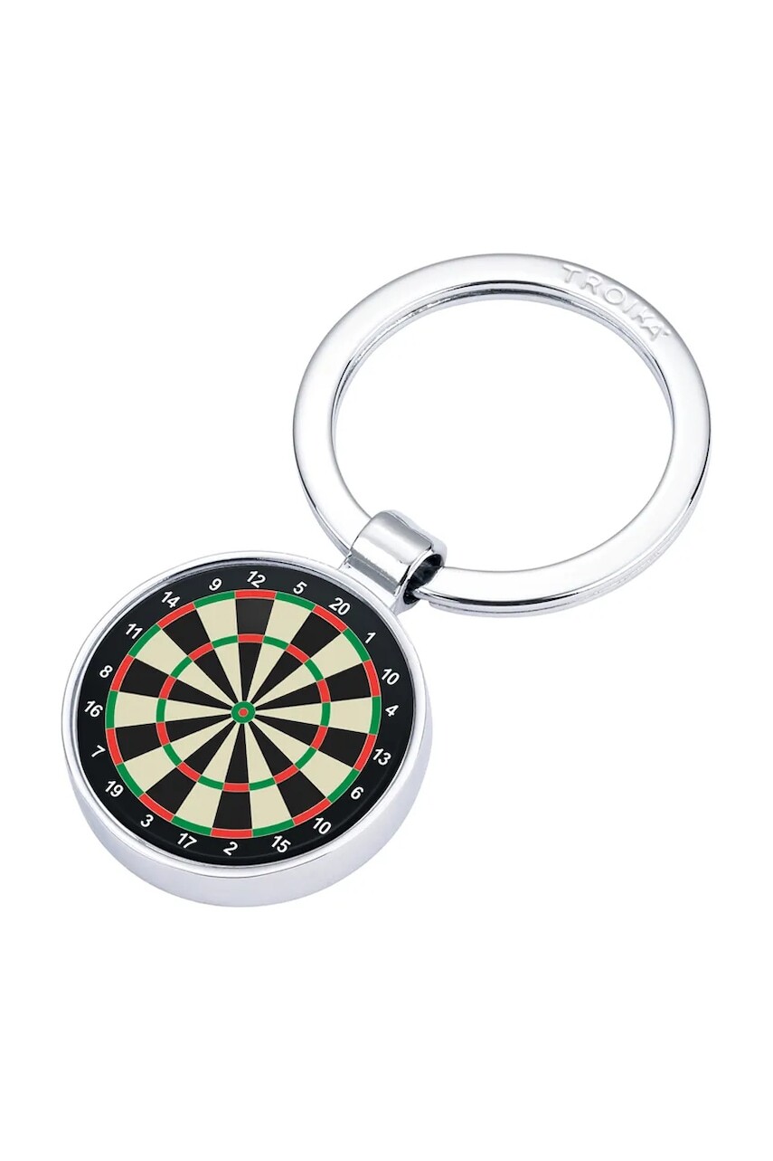Troika prívesok na kľúče z kovu 7 x 4 cm