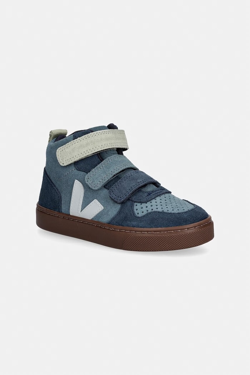 Veja Small V-10 Mid sneakers detské semišové
