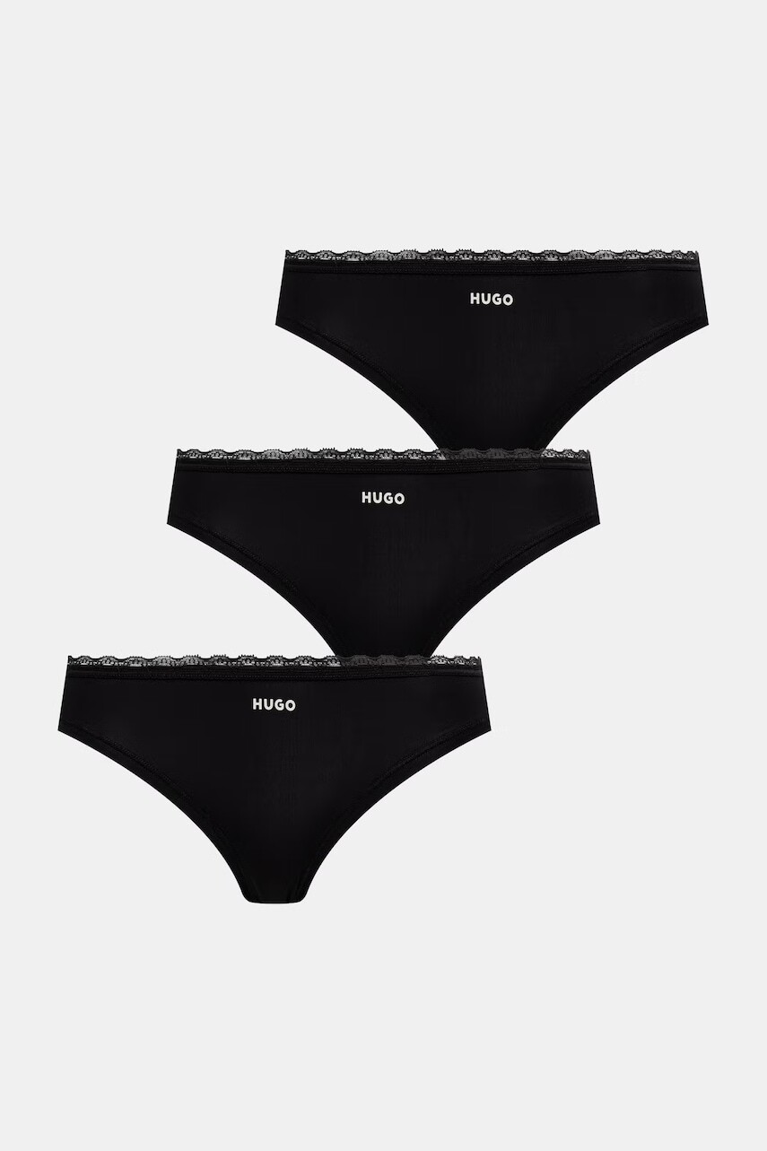 HUGO nohavičky dámske TRIPLET MICRO BRIEF 3-pak