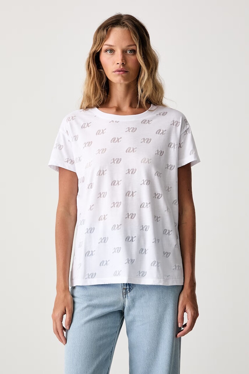 Armani Exchange tričko dámske s bavlnou