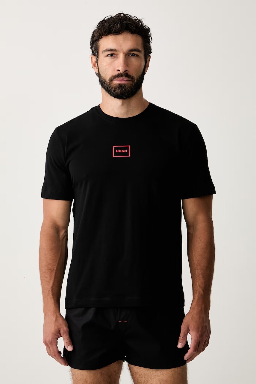 HUGO dvojdielne pyžamo pánske s bavlnou SOREN SHORT SET