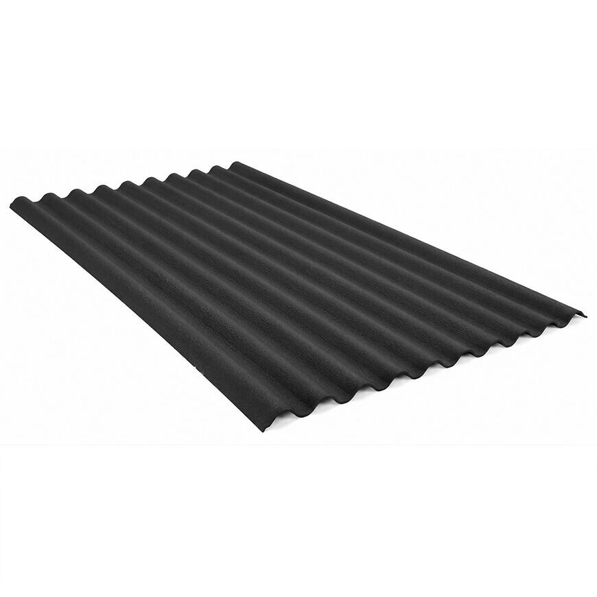 Čierna vlnitá bitúmenová doska 0,86 x 2,00 (1,72 m2)