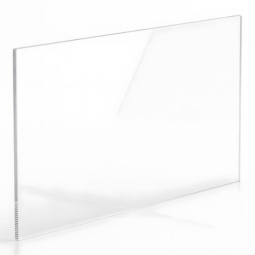 Doska polystyrén syntetické sklo Transparentné hladké transparentné 150x50/4 mm 1 ks.