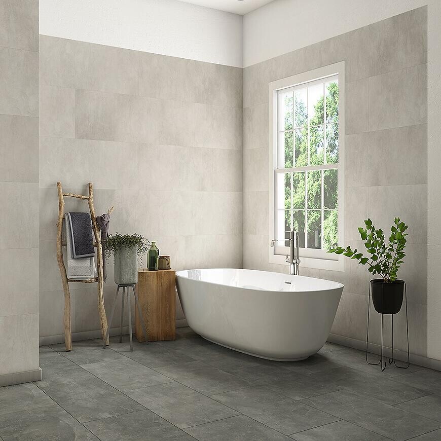 Obkladovy panel SPC 68092 Concrete Light Grey 39,2x118cm 3mm