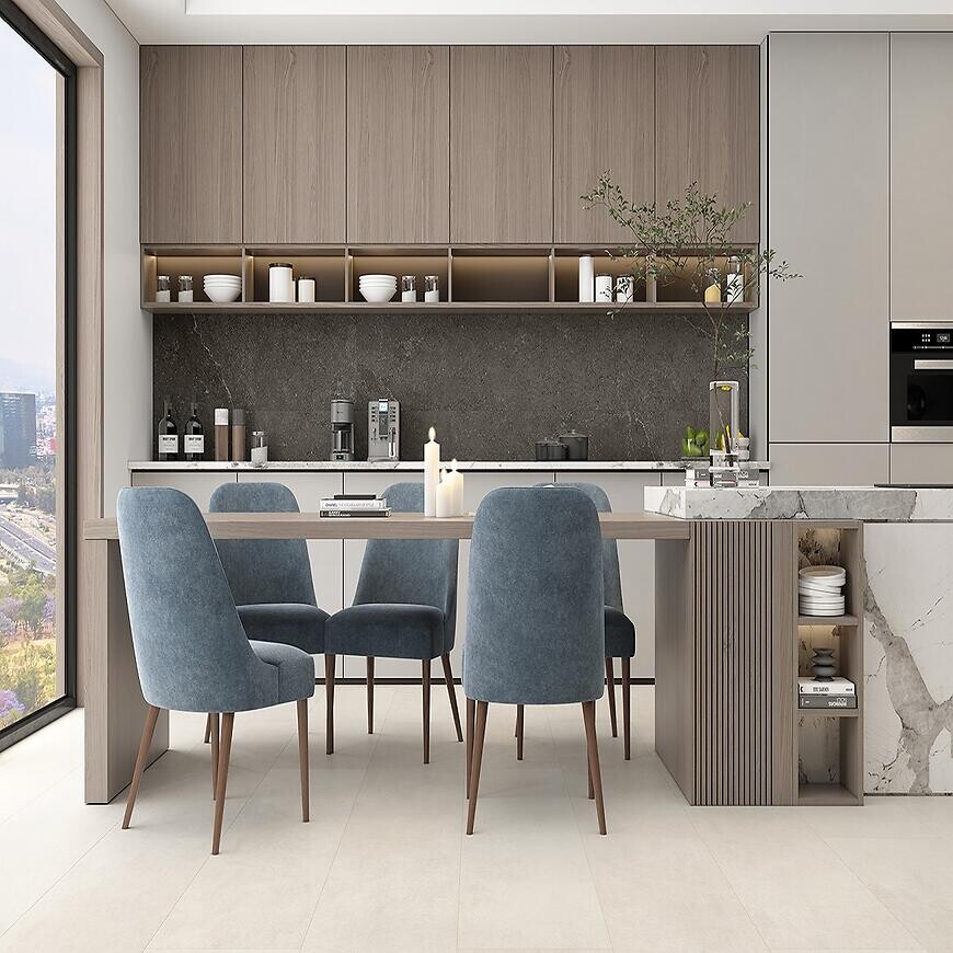 Obkladovy panel SPC 68098 Limestone Black 39,2x118cm 3mm