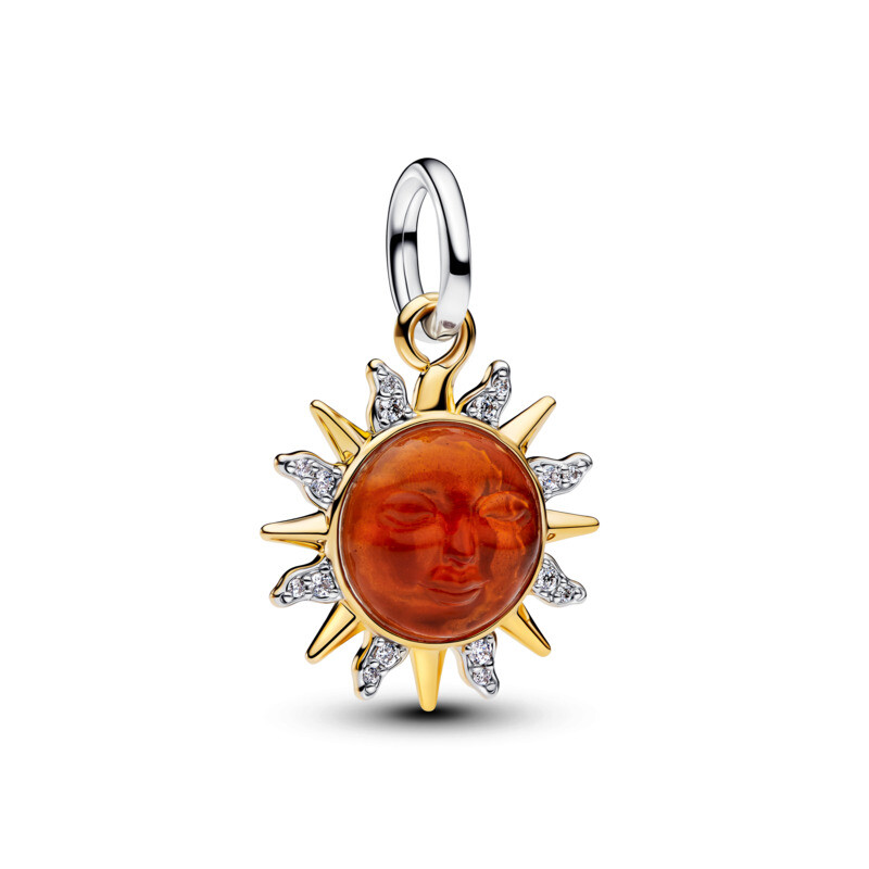 Pandora Bicolor prívesok Žiarivé slnko Shine Moments/ME 764703C01