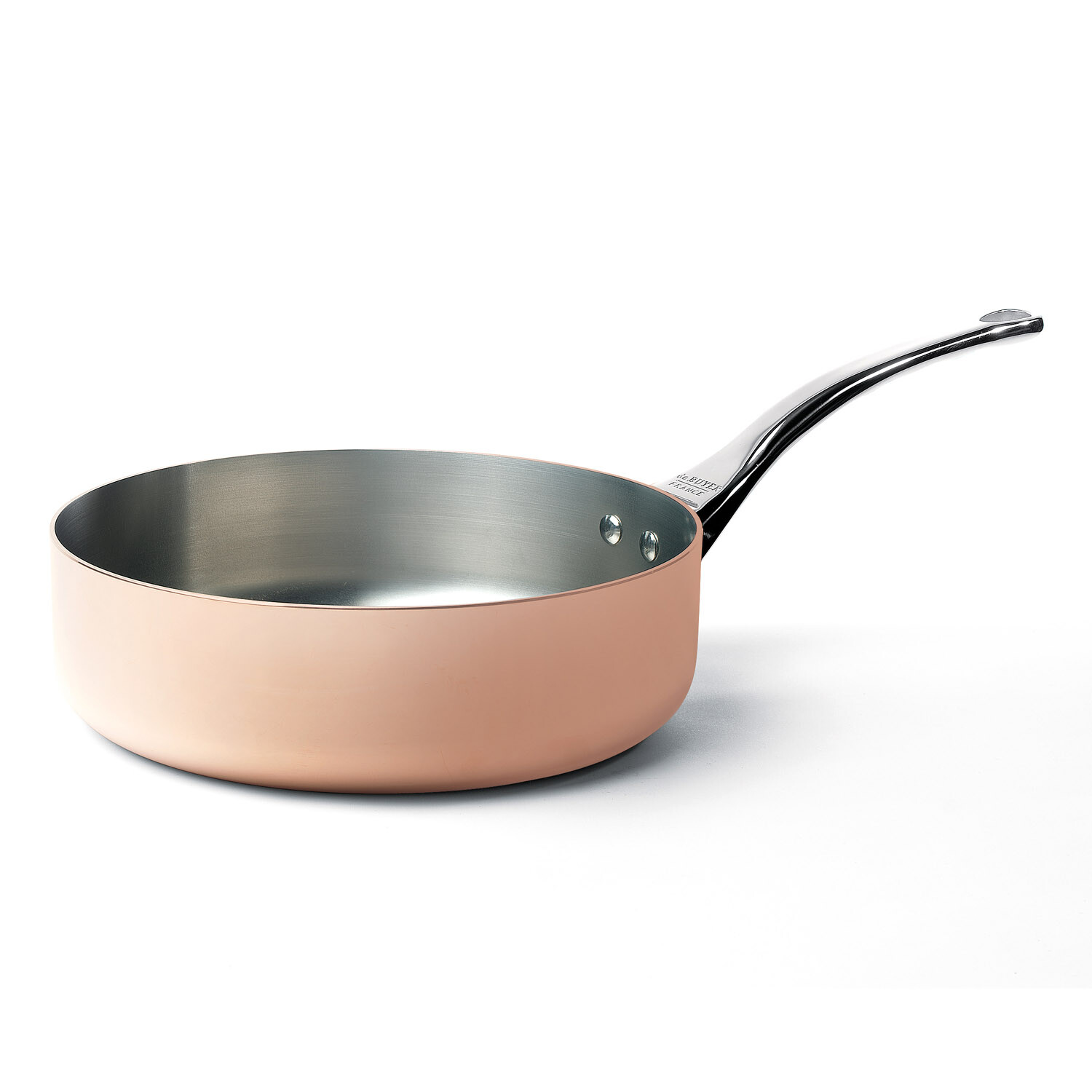 Hlboká medená panvica na indukciu Ø 16 cm Prima Matera de Buyer