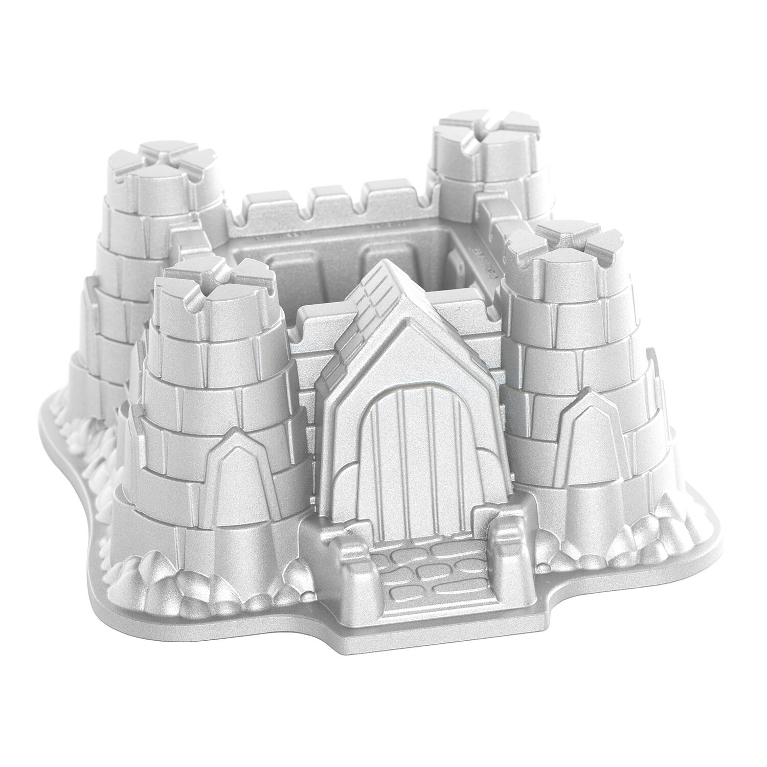 Forma na bábovku hrad Castle Bundt® strieborná Nordic Ware