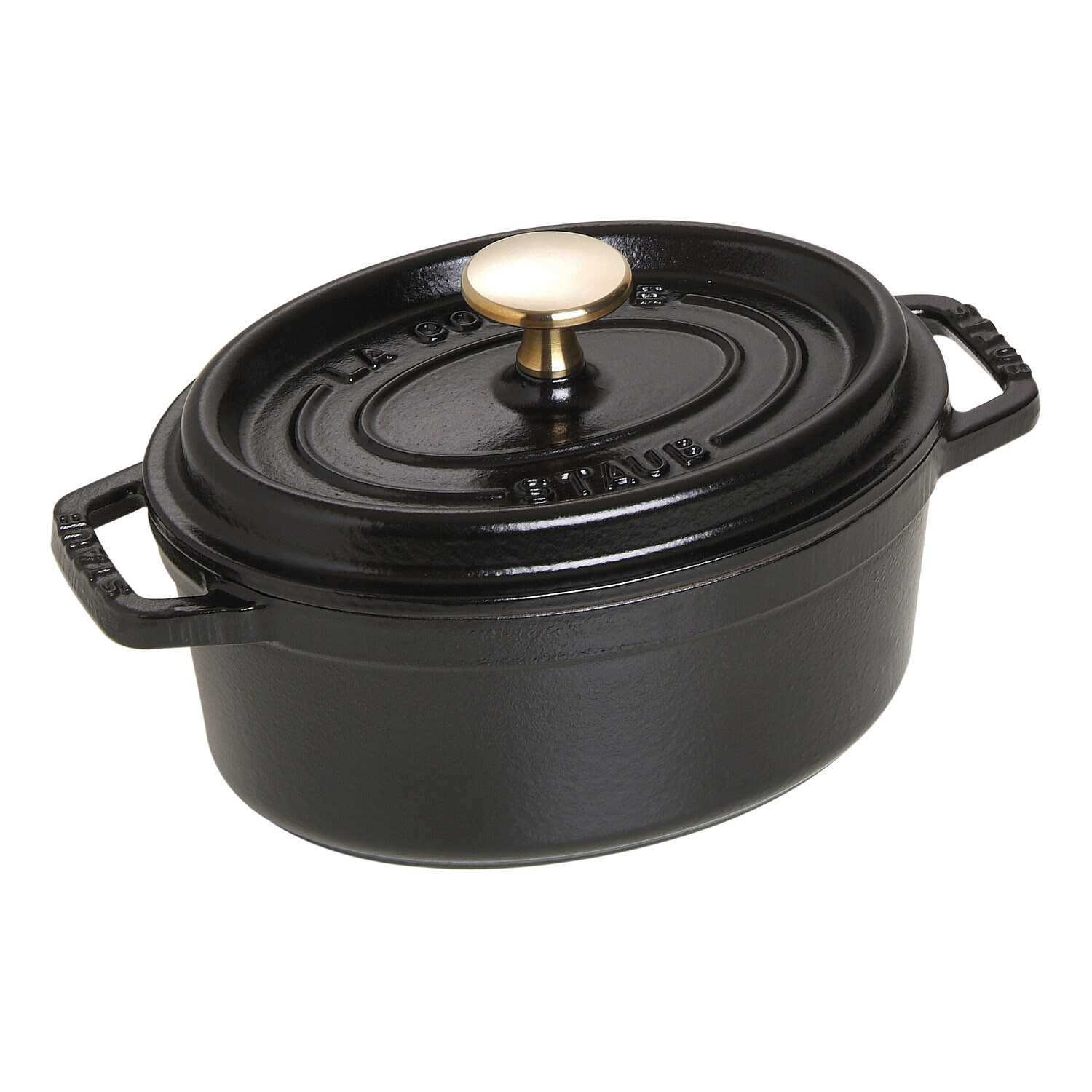 Oválny hrniec, čierna V 1,0 l Staub