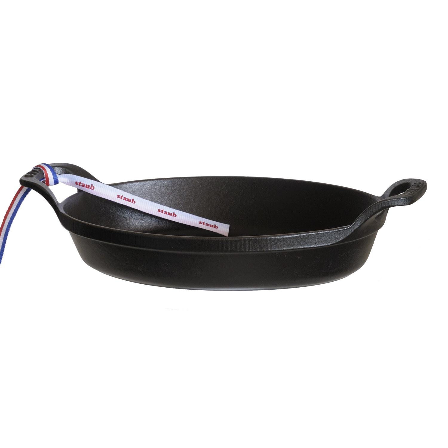 Oválny liatinový pekáč čierny 24 cm Staub