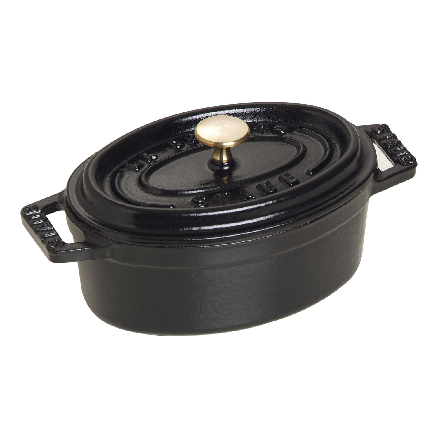 Oválny hrniec, čierna V 0,25 l Staub