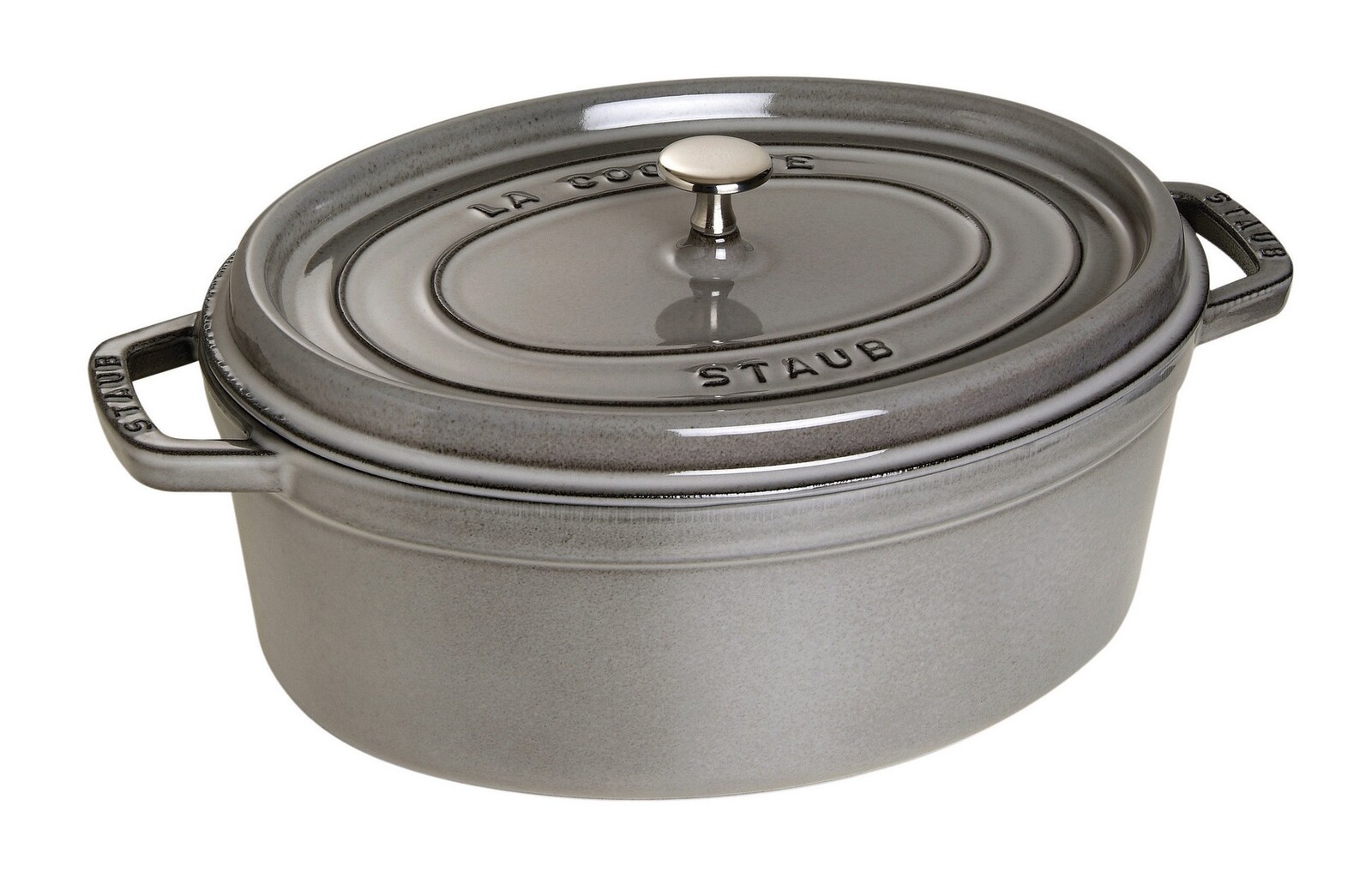 Oválny hrniec, grafitovo šedá V 6,5 l Staub