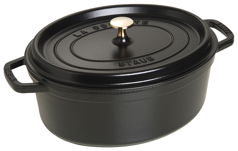 Oválny hrniec, čierna V 6,5 l Staub