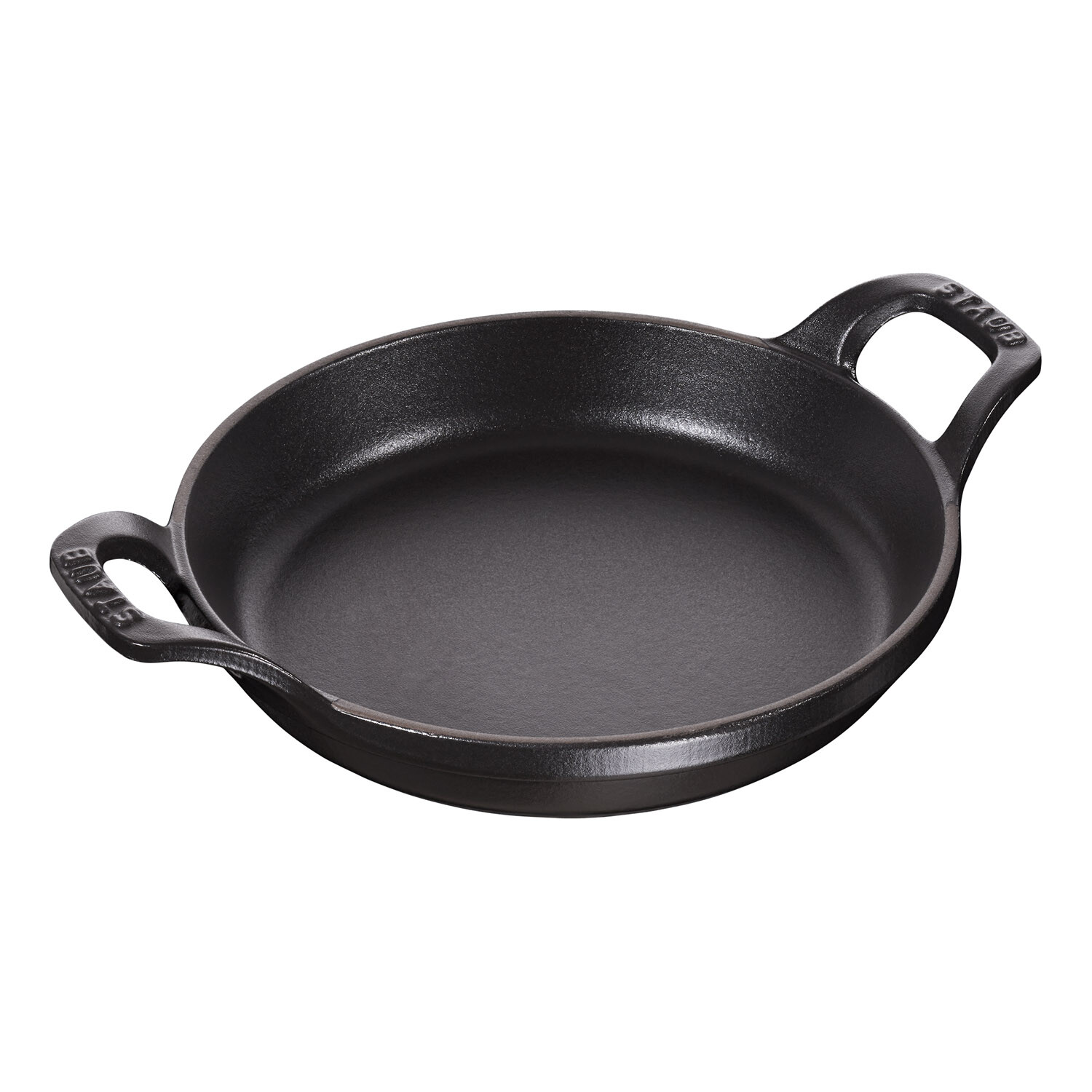 Okrúhly liatinový mini pekáč čierny O 12 cm Staub